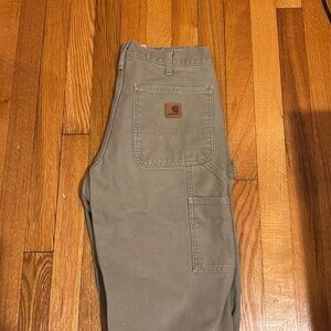NWOT Men’s carhartt duck work pants never
 Worn size 33X30